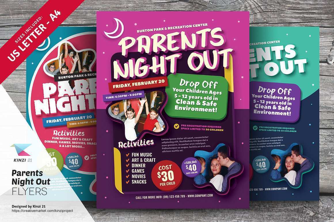 18 Blank Parents Night Out Flyer Template Free Photo by Parents Night Out Flyer Template Free