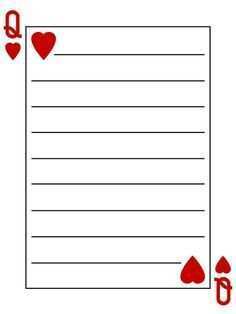 Download 18 Blank Playing Card Template Queen Of Hearts Psd File For Playing Card Template Queen Of Hearts Cards Design Templates