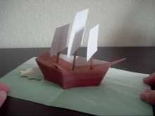18 Blank Pop Up Card Boat Tutorial Photo for Pop Up Card Boat Tutorial