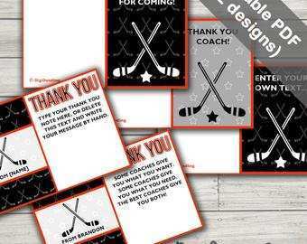 18 Creative Hockey Thank You Card Template Download by Hockey Thank You Card Template