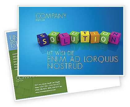 18 Creative Postcard 3D Template in Photoshop for Postcard 3D Template