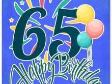 18 Customize 65 Birthday Card Template Now with 65 Birthday Card Template