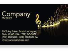 18 Customize Business Card Template Musician Free PSD File for Business Card Template Musician Free