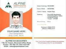 18 Customize Company Id Card Template Word Free Download for Ms Word by Company Id Card Template Word Free Download