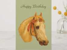 18 Customize Our Free Birthday Card Template Horse in Word with Birthday Card Template Horse