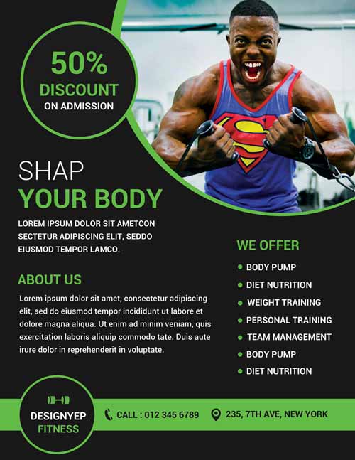18 Customize Our Free Personal Training Flyer Template Layouts for Personal Training Flyer Template