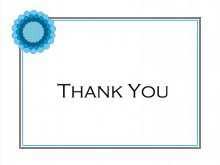 Thank You Note Card Template Free