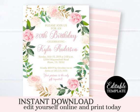 18 Format 80Th Birthday Card Template Download for 80Th Birthday Card Template