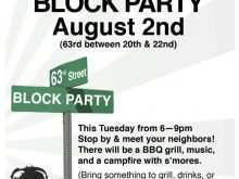 18 Format Block Party Template Flyer in Photoshop by Block Party Template Flyer