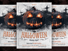 18 Format Halloween Flyer Template Psd Photo with Halloween Flyer Template Psd