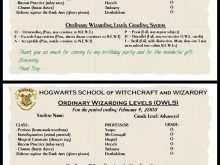 18 Format Hogwarts Class Schedule Template Templates by Hogwarts Class Schedule Template