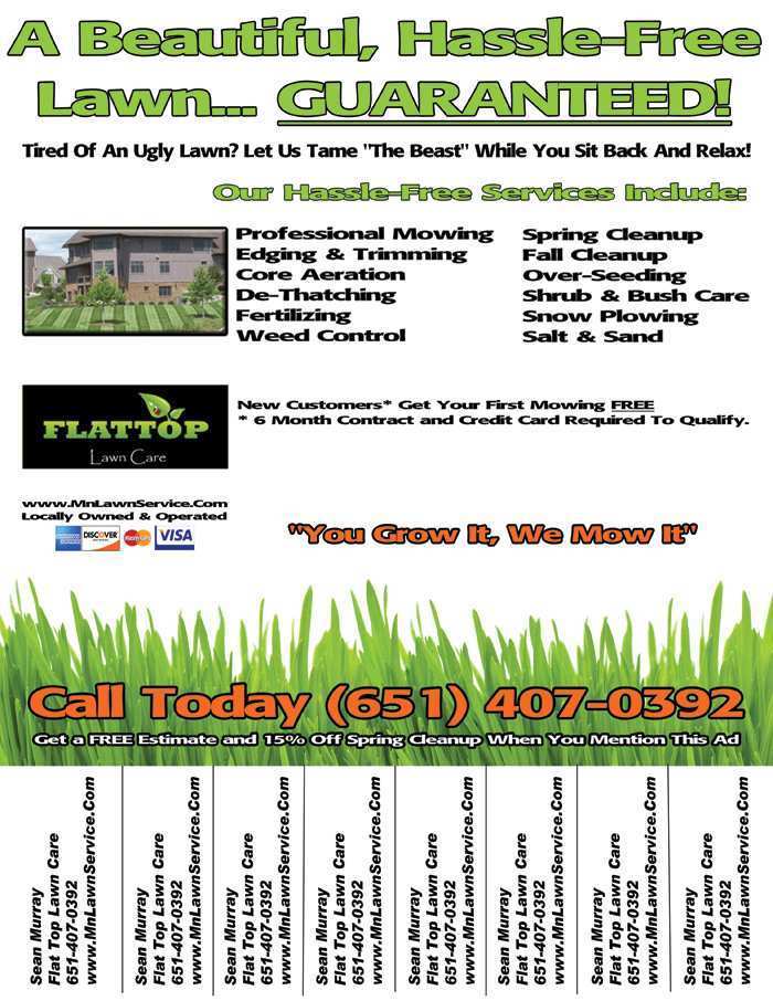 18 Format Lawn Care Flyer Template Now for Lawn Care Flyer Template