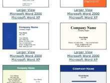 18 Free Name Card Template In Microsoft Word for Ms Word with Name Card Template In Microsoft Word