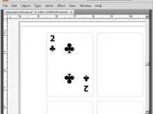 18 Free Playing Card Template On Word Formating by Playing Card Template On Word