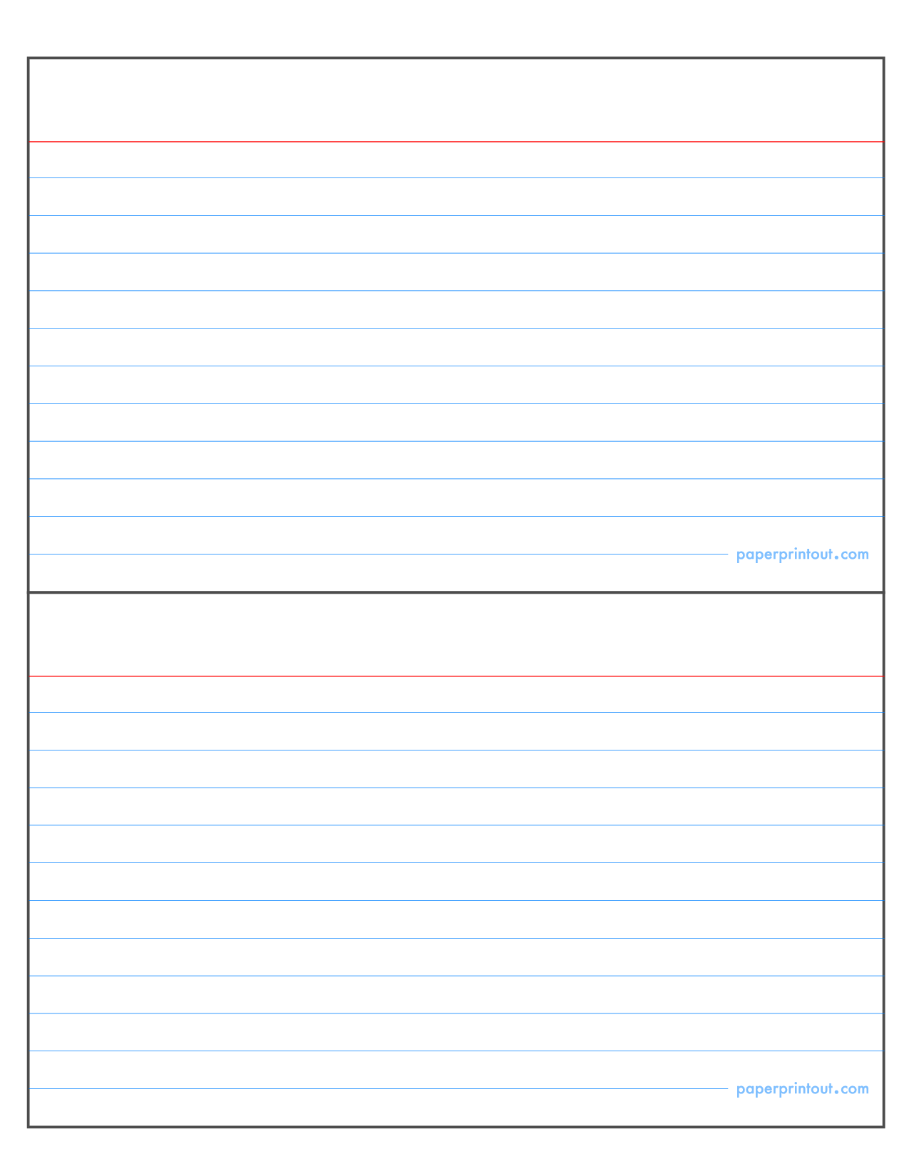 Free Printable 3X5 Index Card Template