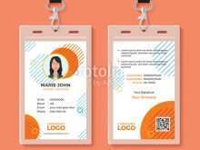 18 Free Printable Orange Id Card Template in Photoshop with Orange Id Card Template