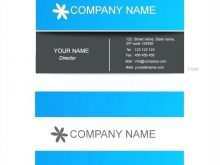Vertical Business Card Template Illustrator