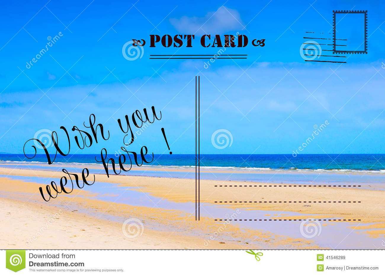 postcard vacation after effects template free download