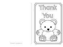 18 How To Create Thank You Card Template To Colour Photo for Thank You Card Template To Colour