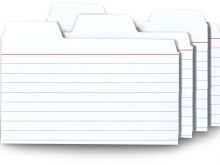 18 Online 4X6 Ruled Index Card Template For Free by 4X6 Ruled Index Card Template