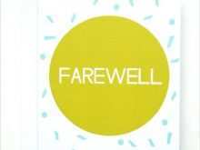 18 Online Free Farewell Card Template Word With Stunning Design with Free Farewell Card Template Word