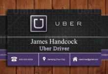 18 Online Uber Business Card Template Free With Stunning Design by Uber Business Card Template Free