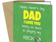 Fathers Day Card Templates Xbox