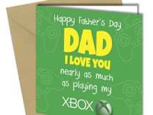 18 Printable Fathers Day Card Templates Xbox For Free for Fathers Day Card Templates Xbox