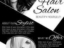 18 Printable Hair Salon Flyer Templates in Word for Hair Salon Flyer Templates