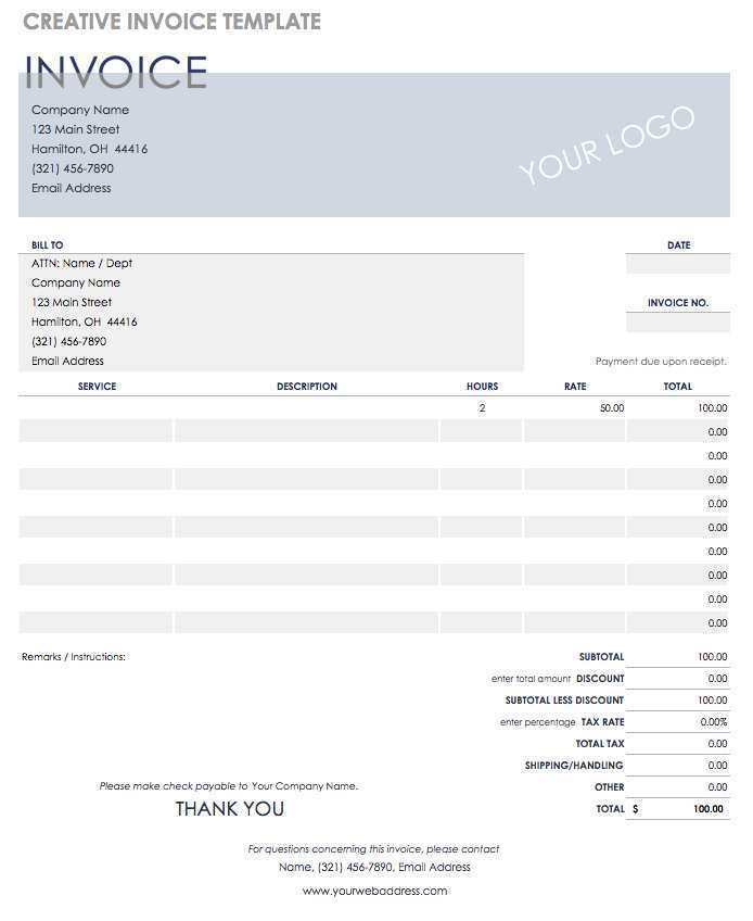 Removal Company Invoice Template Cards Design Templates