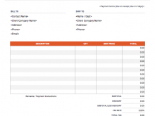 18 Report Free Company Invoice Template Excel Layouts for Free Company Invoice Template Excel