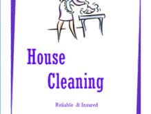 18 Standard House Cleaning Flyer Templates Free For Free for House Cleaning Flyer Templates Free