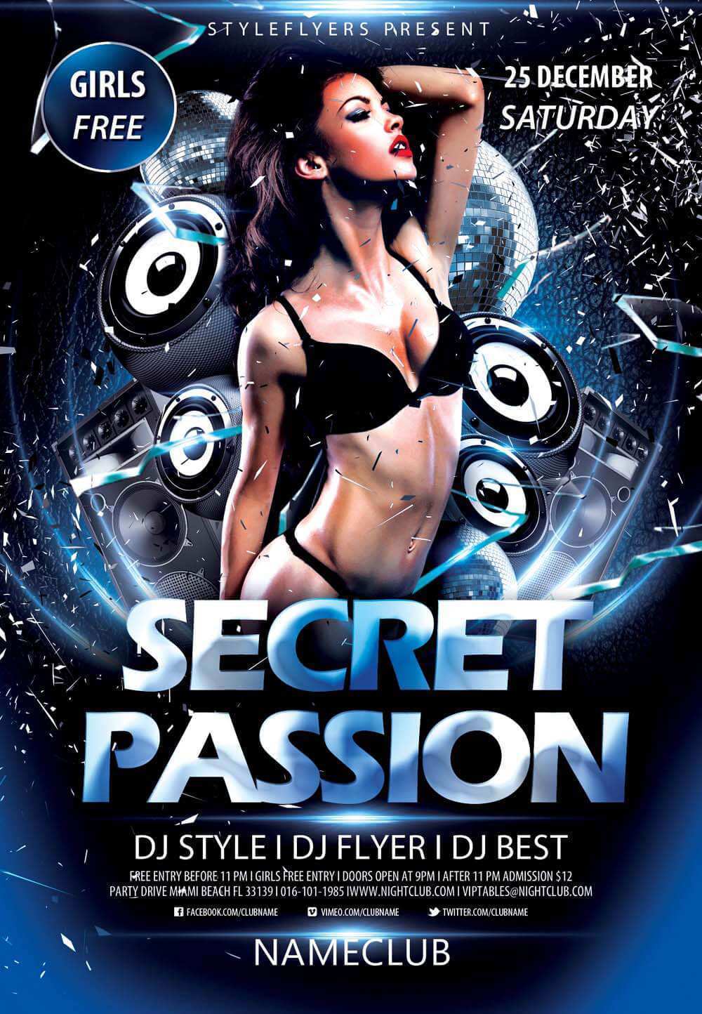 18 The Best Club Flyer Templates Free Download in Photoshop for Club Flyer Templates Free Download