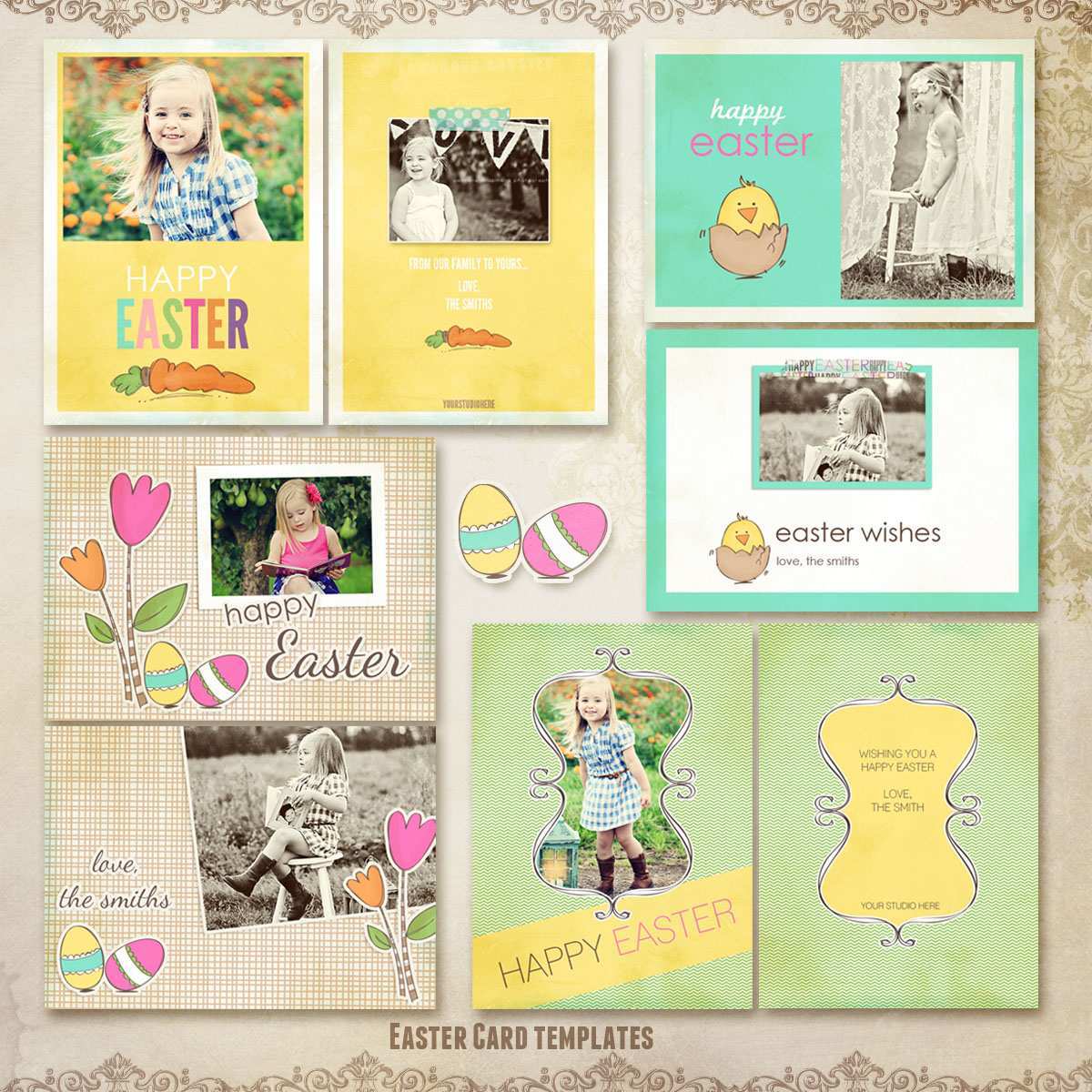 18 The Best Easter Card Templates For Photoshop Download with Easter Card Templates For Photoshop