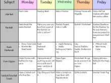 18 The Best Make A Daily Schedule Template Formating for Make A Daily Schedule Template