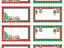 18 Visiting Christmas Card Tags Template With Stunning Design for Christmas Card Tags Template
