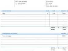 Management Consulting Invoice Template