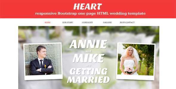 18 Visiting Wedding Card Website Templates in Photoshop with Wedding Card Website Templates