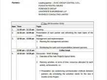 19 3 Day Meeting Agenda Template with 3 Day Meeting Agenda Template