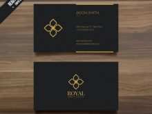 19 Adding Name Card Black Template in Photoshop with Name Card Black Template