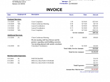 19 Blank Hourly Contractor Invoice Template For Free with Hourly Contractor Invoice Template