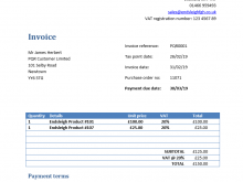 19 Create Vat Registered Invoice Template With Stunning Design by Vat Registered Invoice Template