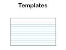 19 Creating 4X6 Ruled Index Card Template Download by 4X6 Ruled Index Card Template