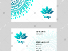 19 Creating Yoga Teacher Business Card Templates by Yoga Teacher Business Card Templates