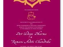 19 Customize Our Free Indian Wedding Card Templates Online For Free with Indian Wedding Card Templates Online