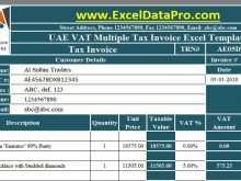 19 Customize Uae Vat Invoice Template Excel Formating by Uae Vat Invoice Template Excel