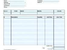 19 Format Body Repair Invoice Template Maker with Body Repair Invoice Template