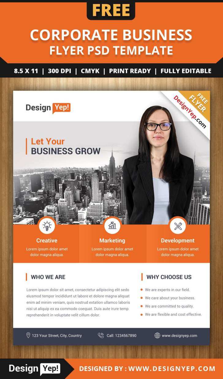 19 Format Free Business Flyer Template Psd for Ms Word for Free Business Flyer Template Psd