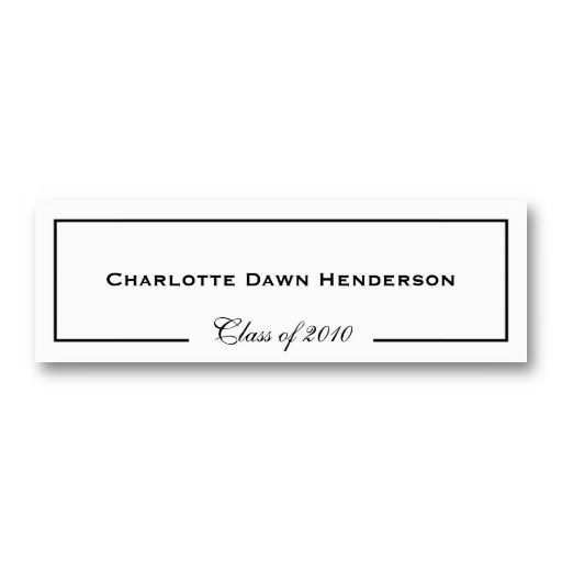 19 Format Name Card Templates For Graduation Announcements in Photoshop by Name Card Templates For Graduation Announcements