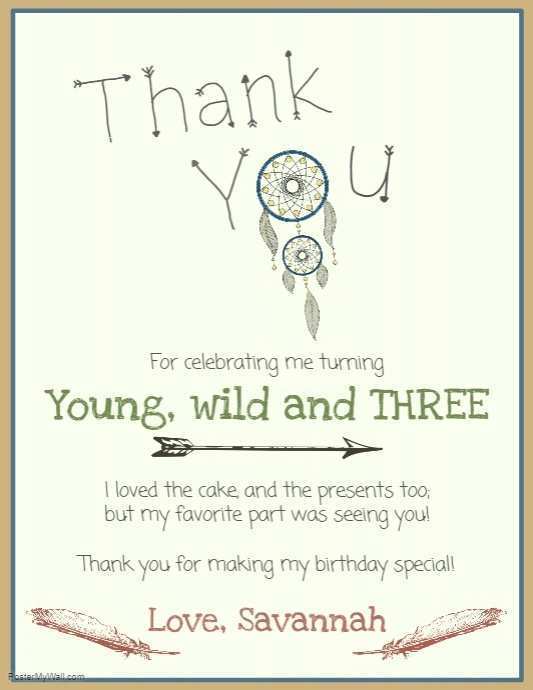 19 Format Thank You Card Template Birthday Formating by Thank You Card Template Birthday